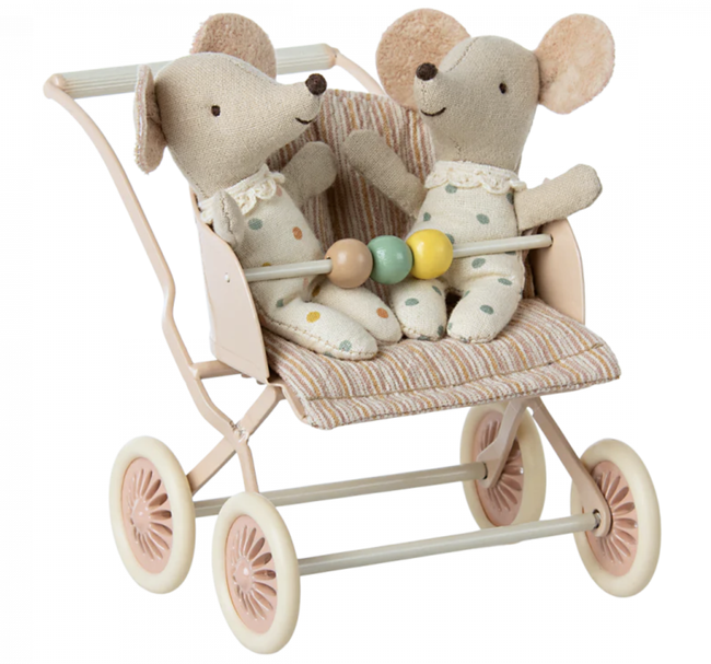 Stroller, Baby Mice - Rose