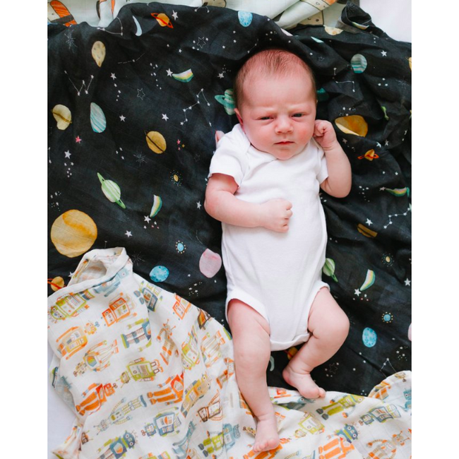 Muslin Swaddle - Planets