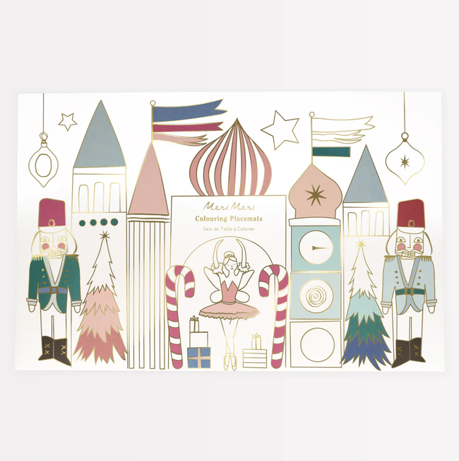 Nutcracker Coloring Placemats