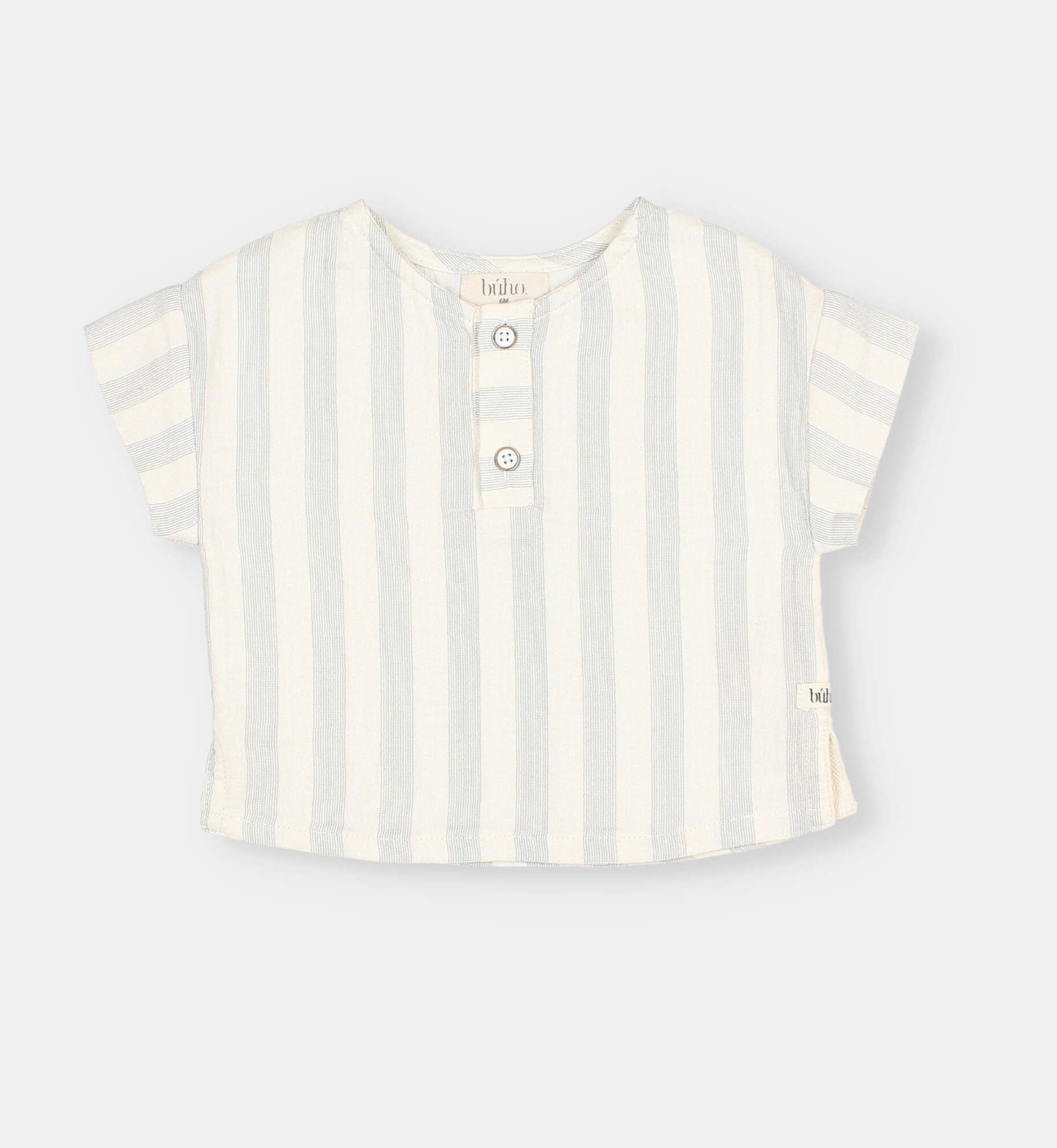 Stripes Shirt - Sky Grey