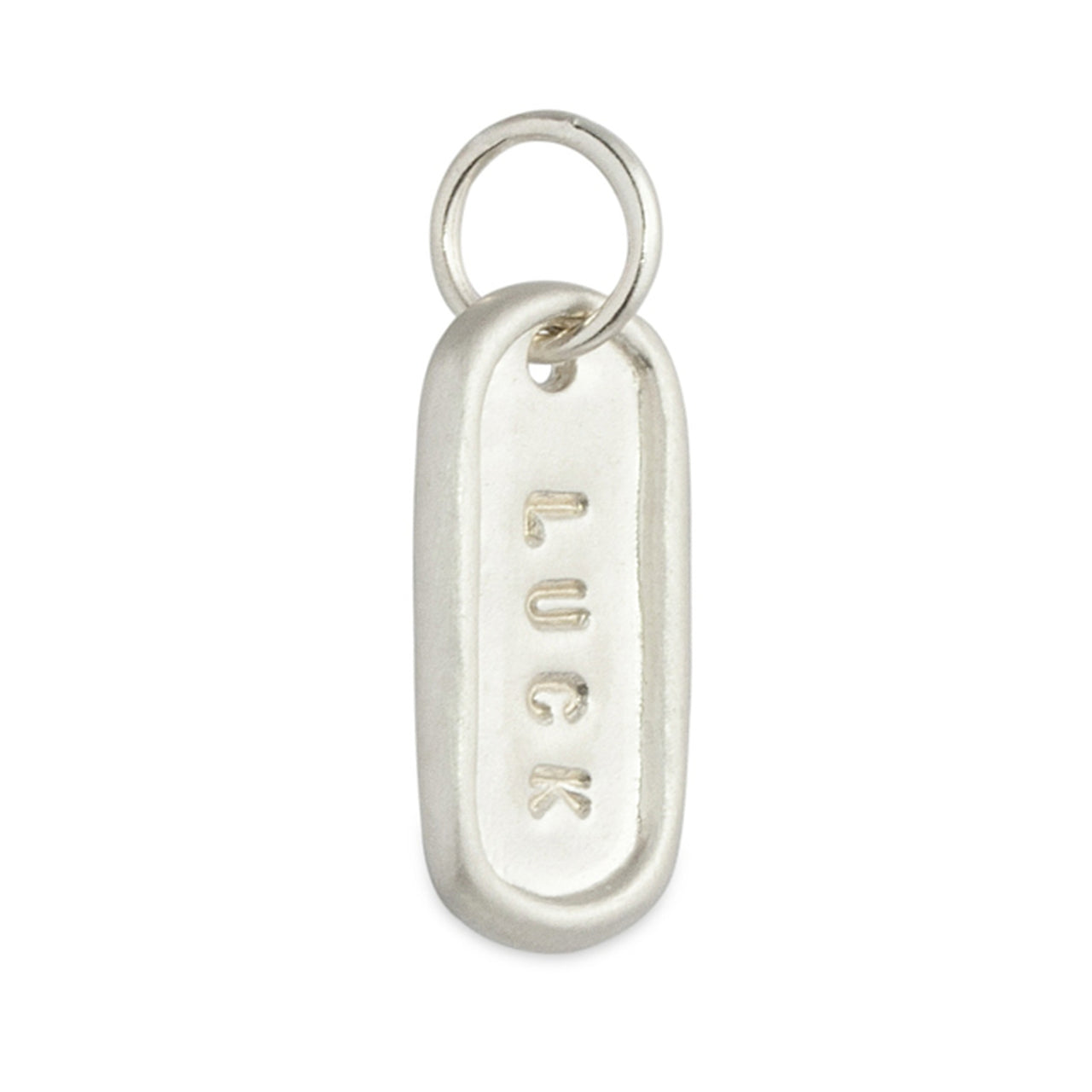 Tiny Dog Tag Charm