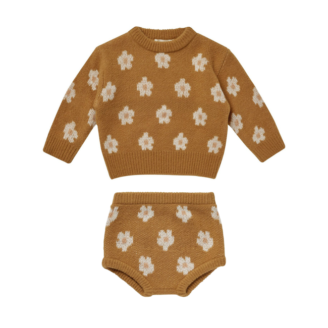 Knit Pullover & Bloomer Set - Daisy Fleur
