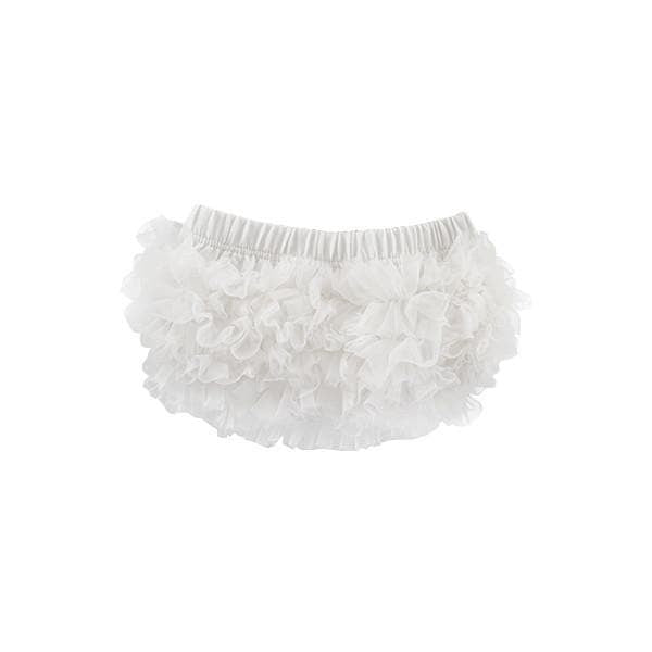 Ruffle Bum Bloomer - Off White