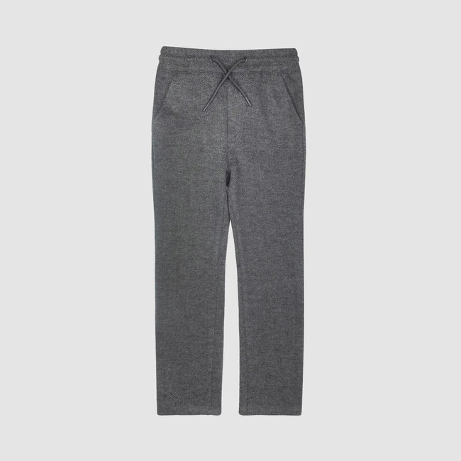 Everyday Stretch Pant - Charcoal Herringbone