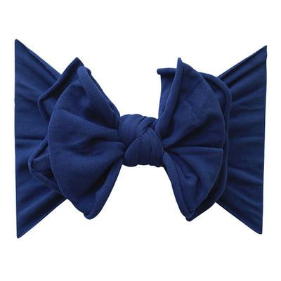 FAB-BOW-LOUS Headband - Navy