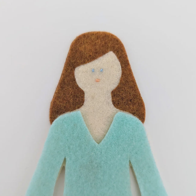 Felt Doll - Deluxe Set in Cinnamon