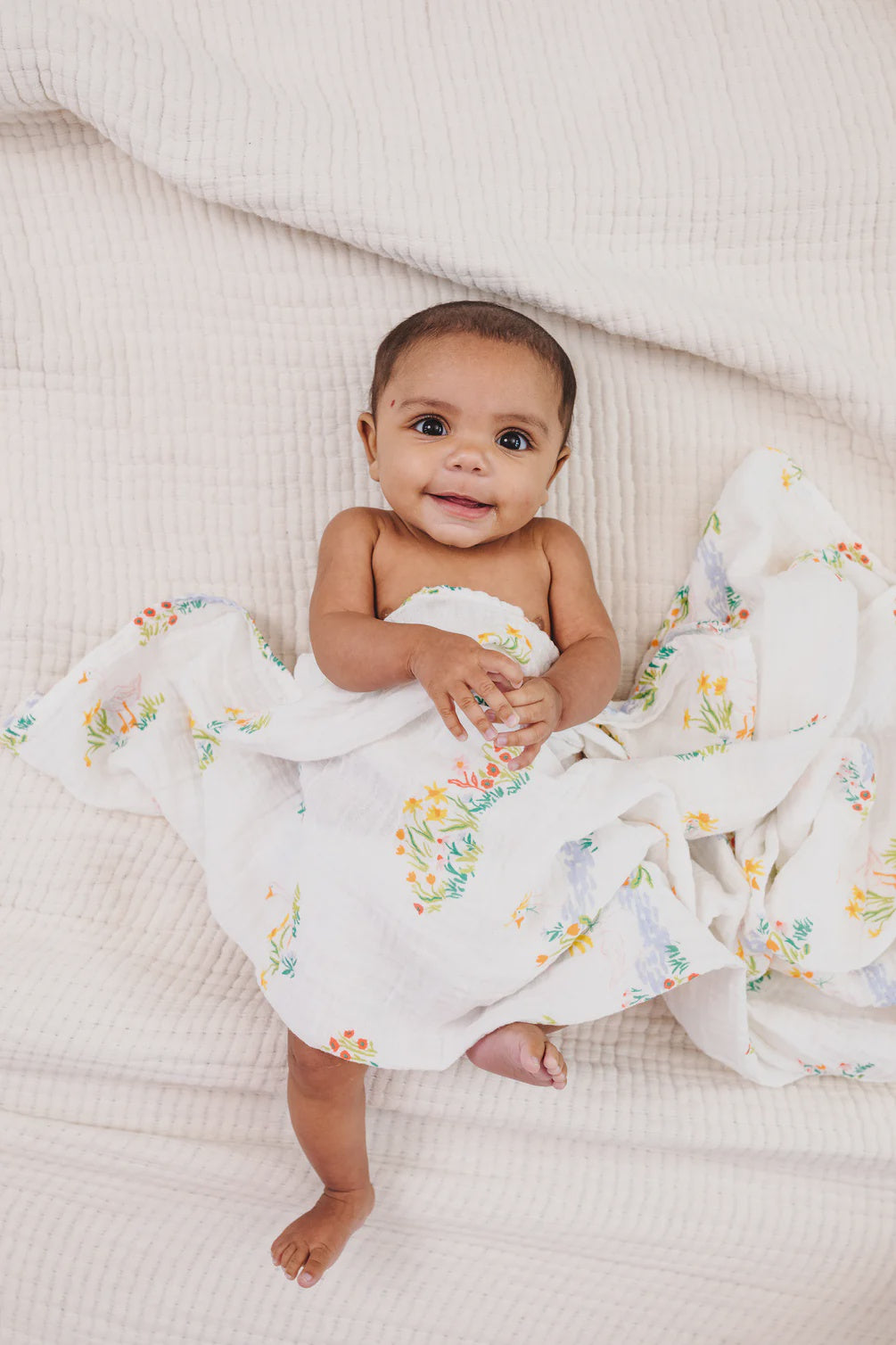 Garden Goose Swaddle - 47" x 47"