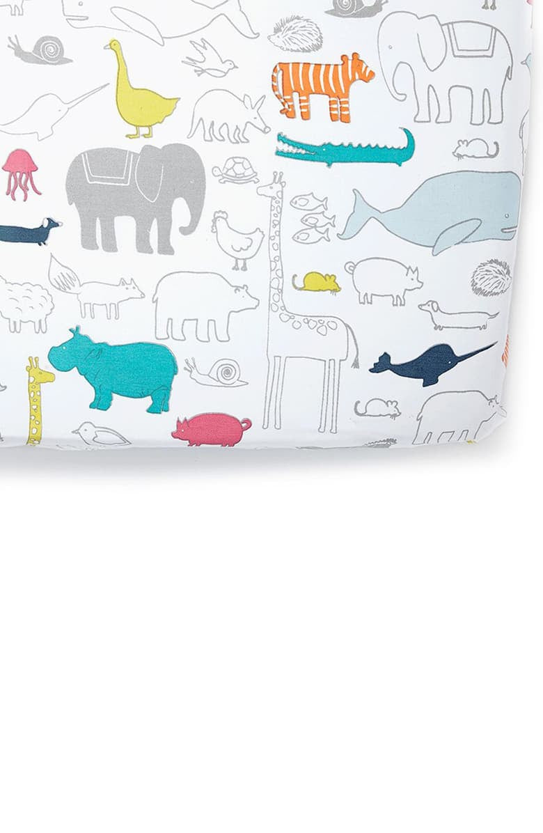 Noah's Ark Organic Cotton Crib Sheet