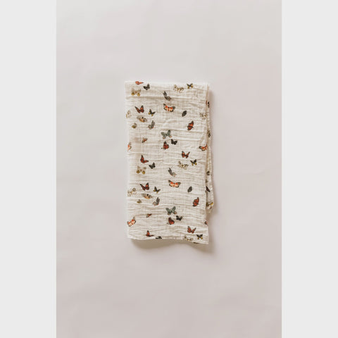 Muslin Swaddle Blanket- Baby Bear