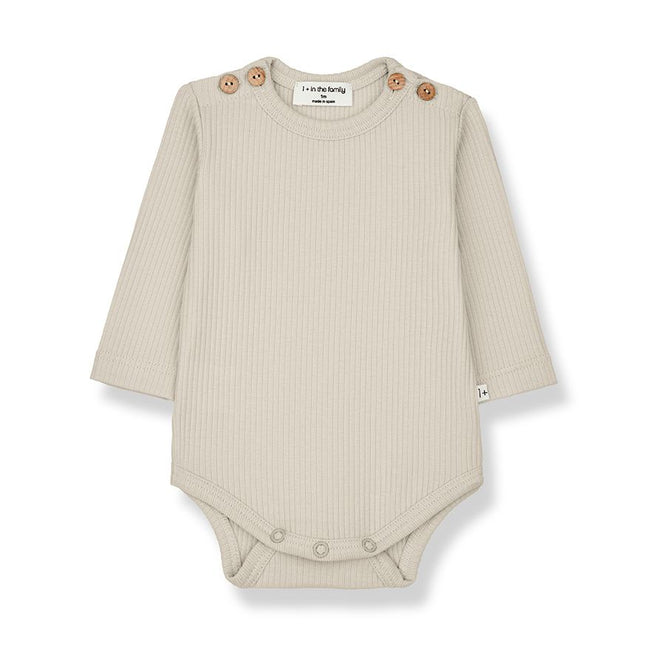 Aram Ribbed Onesie - Sand