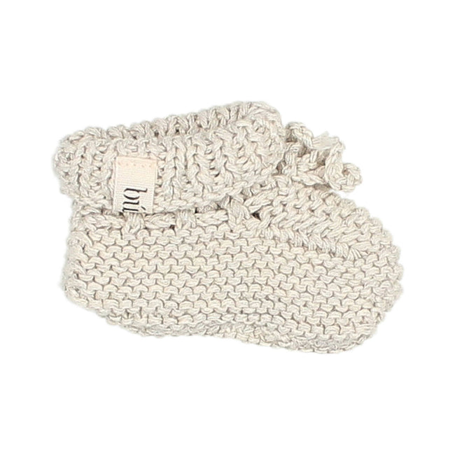 Knit Booties - Natural