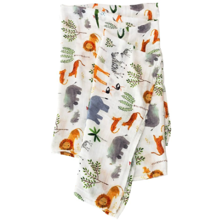 Muslin Swaddle - Safari Jungle