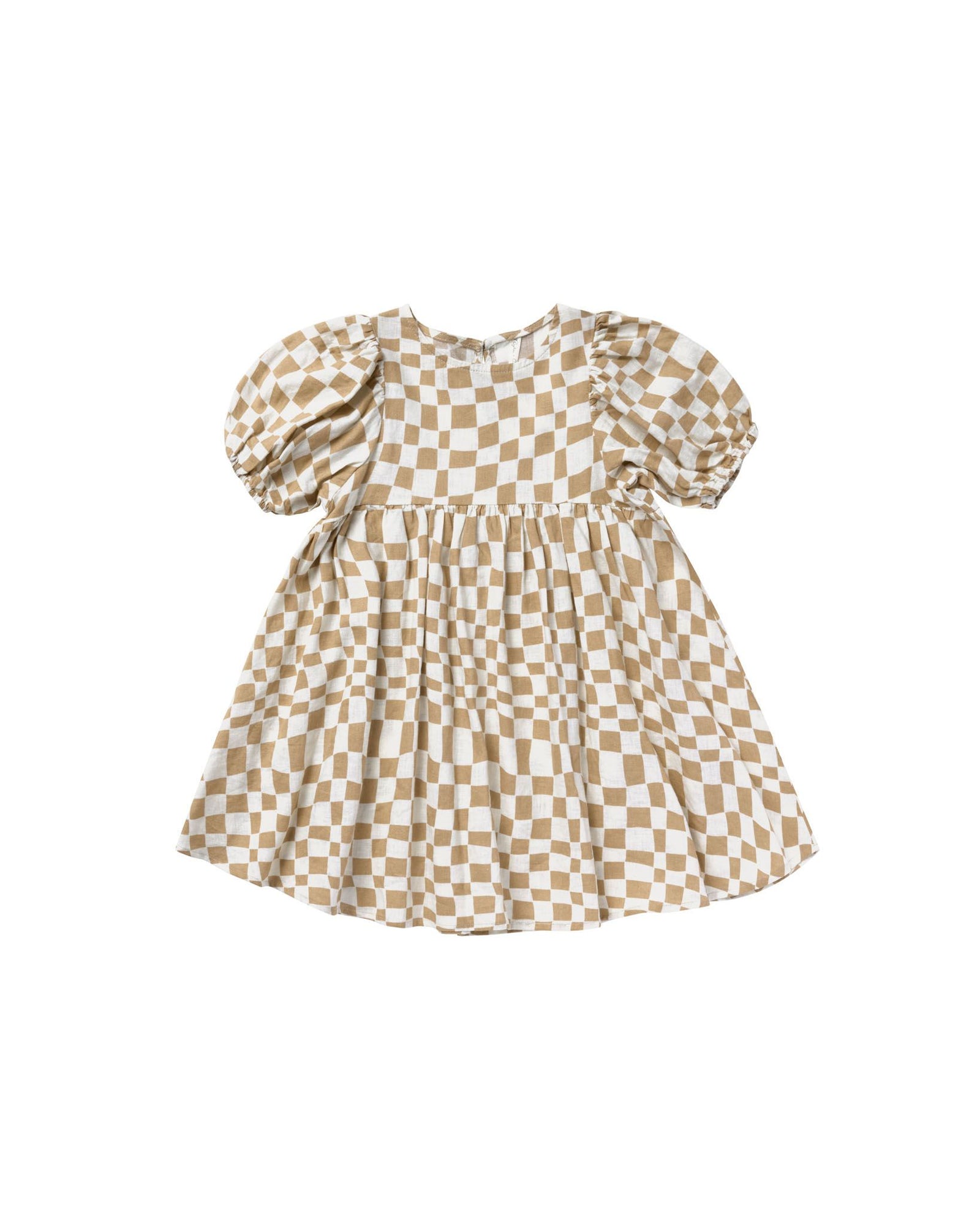 Marley Dress - Sand Checker