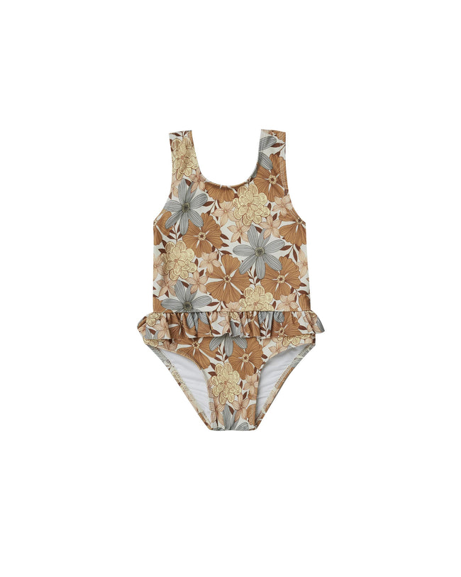 Skirted One-Piece Swimsuit - Safari Floral