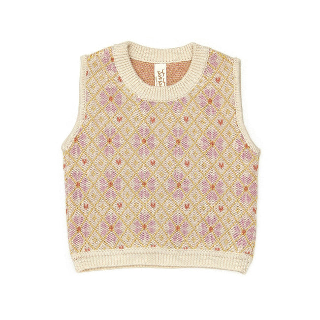 Flower Knitted Top