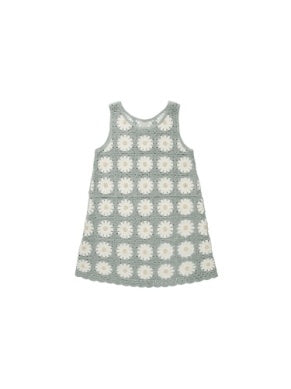 Crochet Tank Mini Dress - Daisy