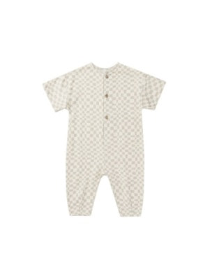 Hayes Jumpsuit - Dove Check