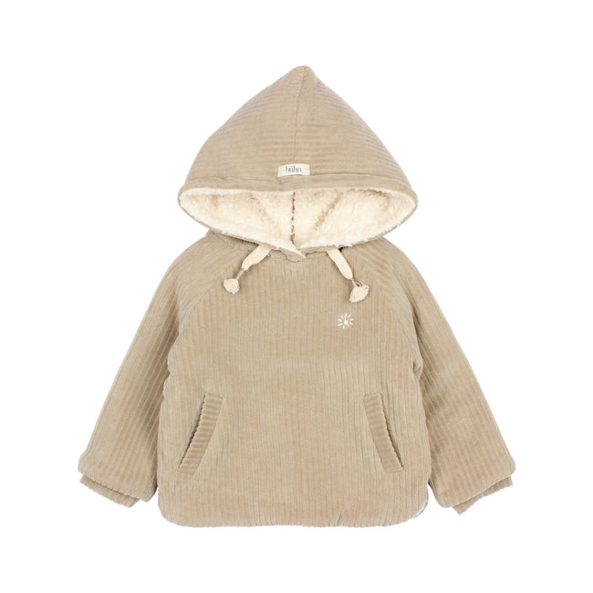 Velour Jacket - Back Zipper - Olive