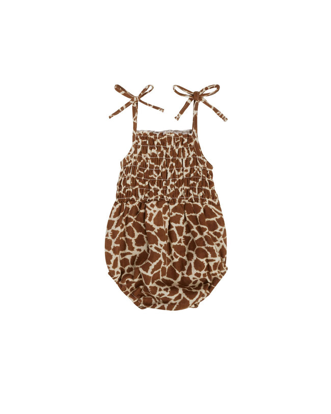 Kaia Romper - Giraffe Spots